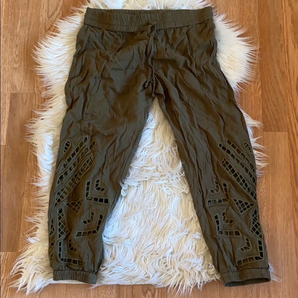 Anthropologie Dolan cut out crops